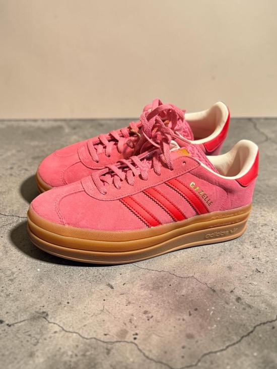 adidas Shoes - adidas Gazelle Women's Suede Sneaker - Pink with Gum Sole